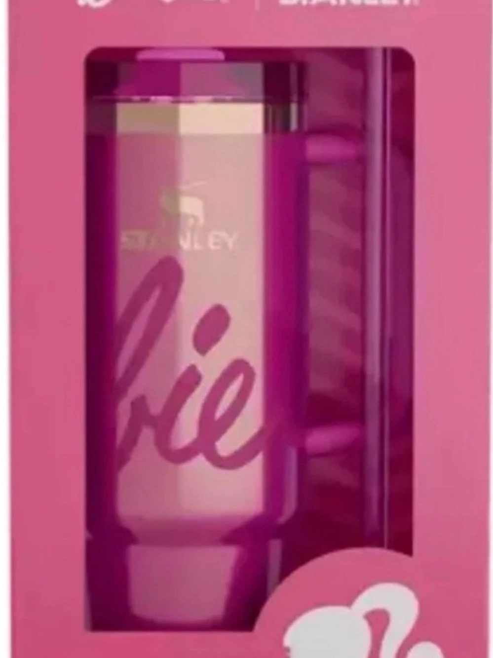 Stanley Barbie limited edition Pink Insulated Travel Tumbler with Handle 40 oz - Picture 2 of 5